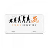 strava evolution License Plate
