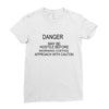 coffee my be hostile before morning Ladies Fitted T-Shirt