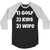 golfing dad uncle 3/4 Sleeve Shirt