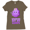 working off my lumps Ladies Fitted T-Shirt