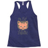 my cat is on the internet Racerback Tank