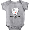 First Tooth Date Baby Bodysuit