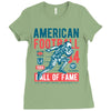 american football Ladies Fitted T-Shirt