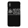 science tshirt never trust an atom iPhoneX