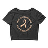 Once You Choose Hope Anyyhing Is Possible Crop Top