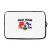 pick your poison Laptop sleeve