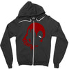 deadpool face Zipper Hoodie