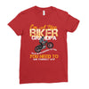 I'm A Nice Biker Grandpa So If I'm An Asshole To You You Need To Ask Y Ladies Fitted T-Shirt