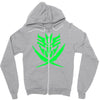 autobot and decepticon symbols Zipper Hoodie