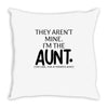 the cool fun and favorite aunt Throw Pillow