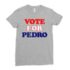 Vote For Pedro Ladies Fitted T-Shirt