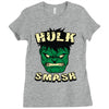 hulk smash Ladies Fitted T-Shirt