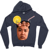 Kim Jong Un Ice T Zipper Hoodie