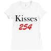 kisses Ladies Fitted T-Shirt