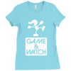 game &amp; watch tribute Ladies Fitted T-Shirt