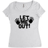 let me out (2) Women's Triblend Scoop T-shirt