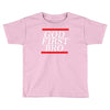 new  god first bro  t shirt religious humor lord tee Toddler T-shirt