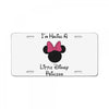 I'm Having a Little Disney Princess License Plate