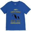 my unicorn ate my homework V-Neck Tee