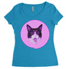 catsfinal recovered Women's Triblend Scoop T-shirt
