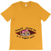 August Peeking Out Baby Girl T-Shirt