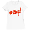 love vinyl Ladies Fitted T-Shirt