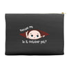 October Peeking Out Baby Boy Accessory Pouches