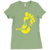 bigfoot gone Ladies Fitted T-Shirt