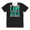 cat cats lift lifting fitness All Over Women's T-shirt