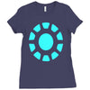 logo comics gift Ladies Fitted T-Shirt