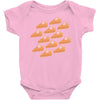 ugly pumpkin pie Baby Bodysuit