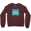 ife is creating Crewneck Sweatshirt