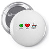 peace love coffee (2) Pin-back button