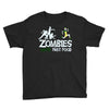 zombies hate fast food Youth Tee