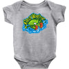sticky wheelz Baby Onesie