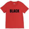 black V-Neck Tee