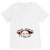 May Peeking Out Asian Baby Boy V-Neck Tee