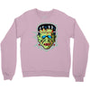 vintage frankenstein mask Crewneck Sweatshirt
