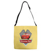 birthday boy mc queen Adjustable Strap Totes