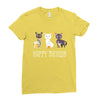 happy meowr Ladies Fitted T-Shirt