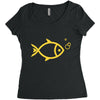 gold fish Women's Triblend Scoop T-shirt