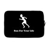 run for your life Laptop sleeve