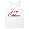 merry christmas red glitter Tank Top