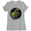 big guns black backing Ladies Fitted T-Shirt