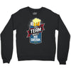 drinking beer Crewneck Sweatshirt