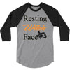 resting witch face   fall t shirt   funny halloween 3/4 Sleeve Shirt
