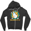 milk Zipper Hoodie