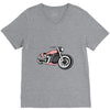 motorcycle V-Neck Tee