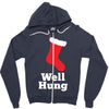 well hung Zipper Hoodie