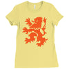 dutch lion rampant Ladies Fitted T-Shirt